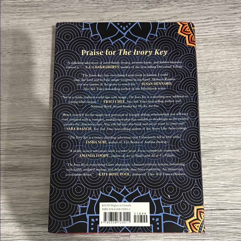 3/20$ OWLCRATE The Ivory Key Book by Akshaya Raman - Picture 2 of 10
